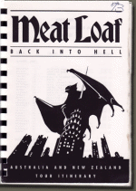Meat Loaf's Back Into Hell Tour